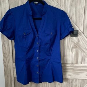 Express top size M, blue